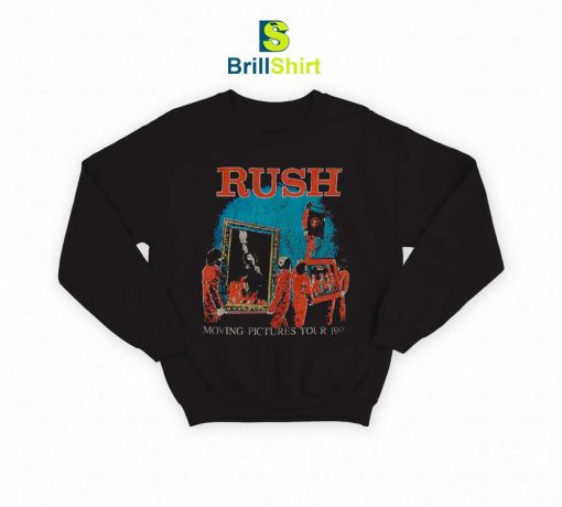 Rush Moving Pictures Tour 1981 Sweatshirt