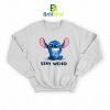 Cartoon Stay Weird Stitch Sweatshirt