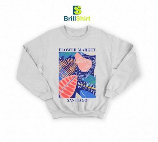 Flower Market Various Leaf Shapes Sweatshirt