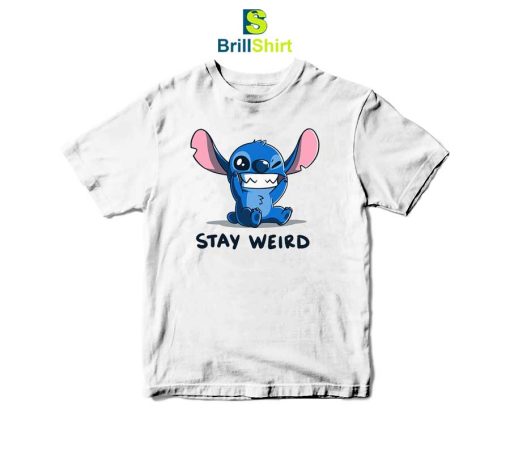 Cartoon Stitch Stay Weird T-Shirt