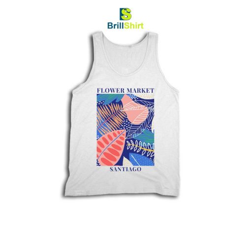 Flower Market Various Leaf Shapes Tank Top