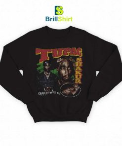 Tupac Shakur Keep Ya Head Up Collage Sweatshirt