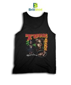 Tupac Shakur Keep Ya Head Up Collage Tank Top