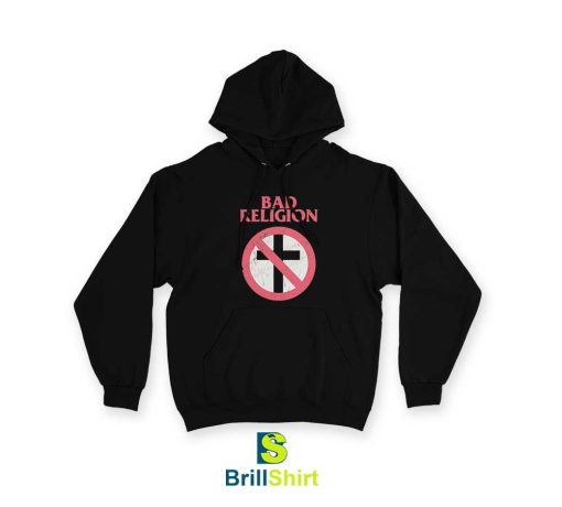 Bad Religion Distressed Big Crossbuster Hoodie