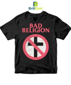 Bad Religion Distressed Big Crossbuster T-Shirt