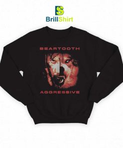 Beartooth Aggressive Red Wolf Sweatshirt