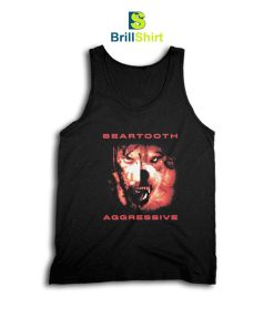 Beartooth Aggressive Red Wolf Tank Top