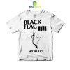 Black Flag My Rules T-Shirt