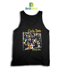 Circle Jerks Group Sex Album Art Tank Top