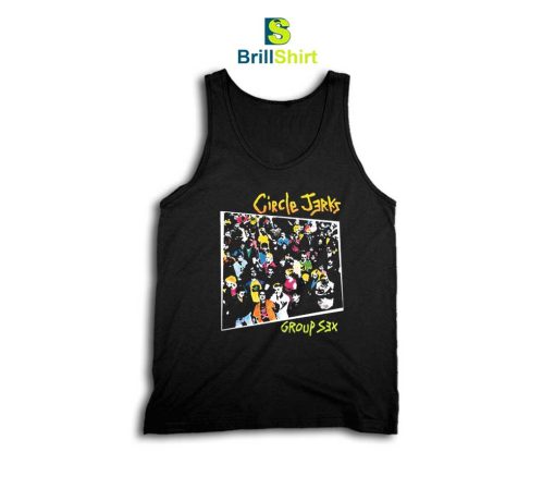 Circle Jerks Group Sex Album Art Tank Top