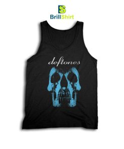 Deftones Blue Skull Tank Top