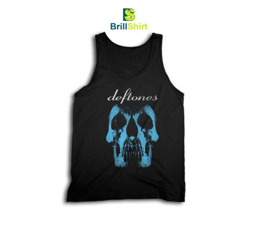 Deftones Blue Skull Tank Top