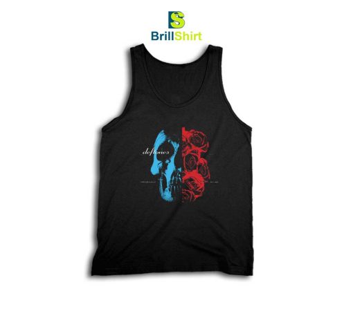 Deftones Rose Skull Tracklist Tank Top