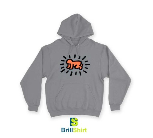 Keith Haring Orange Baby Hoodie