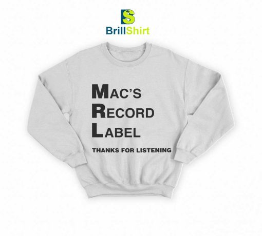 Mac DeMarco Mac's Record Sweatshirt