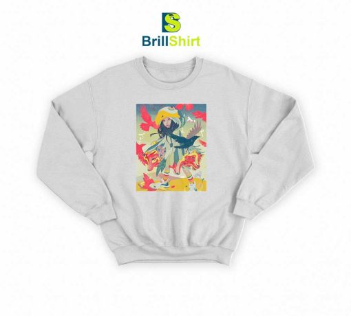 James Jean Adventurous Girl Sweatshirt