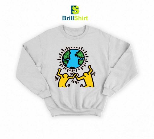 Keith Haring Earth Man Sweatshirt