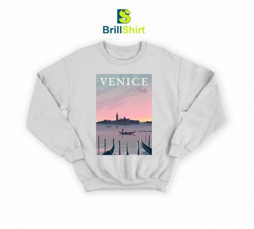 Travel Dusk Venice Italy Sweatshirt