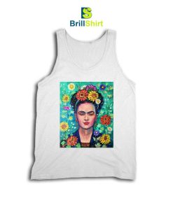 Frida Kahlo Bright Flowers Tank Top