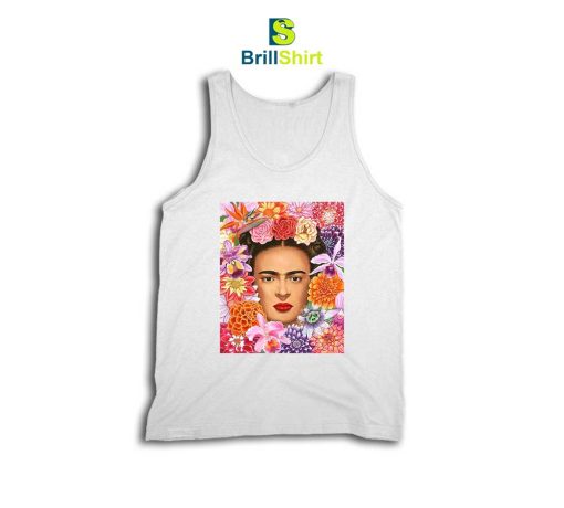 Frida Kahlo Circle Of Flowers Tank Top