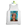 Frida Kahlo Potrait On Model Tank Top