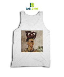 Frida Kahlo Potrait With Braid Tank Top