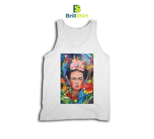 Frida Kahlo With Parrots Tank Top