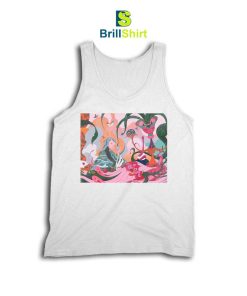 James Jean Green Girl Tank Top