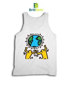 Keith Haring Earth Man Tank Top