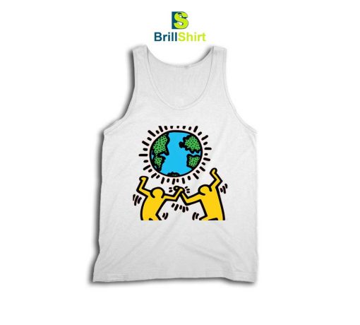 Keith Haring Earth Man Tank Top