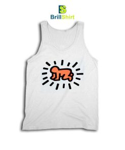 Keith Haring Orange Baby Tank Top