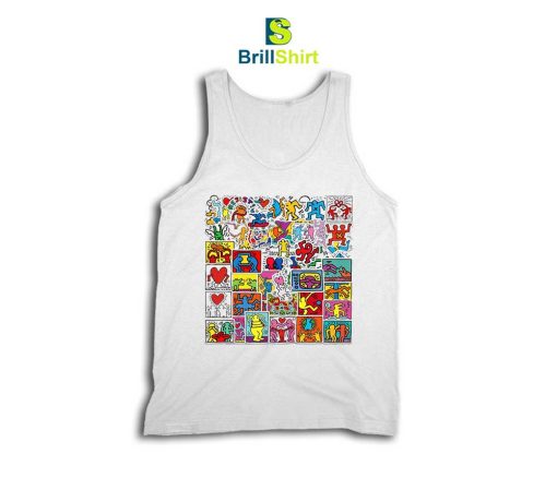 Keith Haring Various People Tank Top