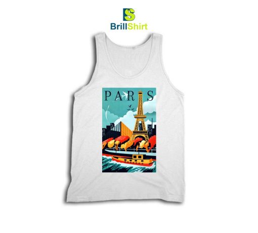 Travel Eiffel Paris Tank Top