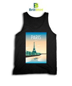 Travel Eiffel Tower France Tank Top