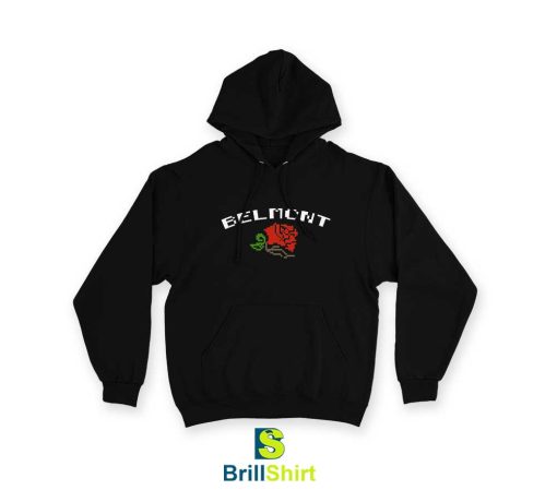 Belmont Rose Black Hoodie