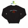 Belmont Rose Black Sweatshirt