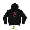 Alkaline Trio Heartskull Tone Tee Hoodie