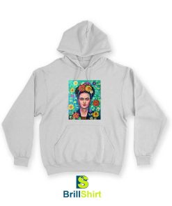 Frida Kahlo Bright Flowers Hoodie