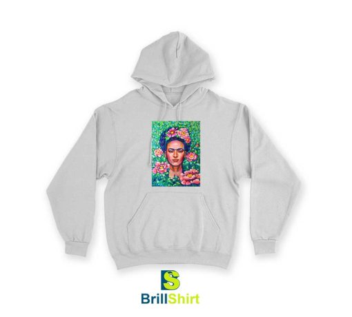 Frida Kahlo Floral Potrait Hoodie