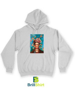 Frida Kahlo Potrait On Model Hoodie