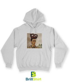 Frida Kahlo Potrait With Braid Hoodie