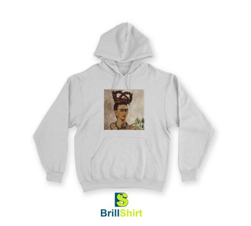 Frida Kahlo Potrait With Braid Hoodie