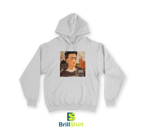 Frida Kahlo Animal Lover Boy Hoodie