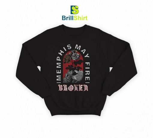 Memphis May Fire Broken Skull Sweatshirt