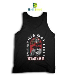 Memphis May Fire Broken Skull Tank Top