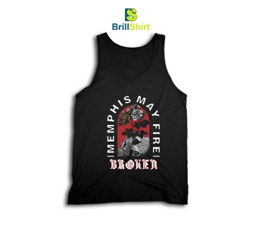 Memphis May Fire Broken Skull Tank Top