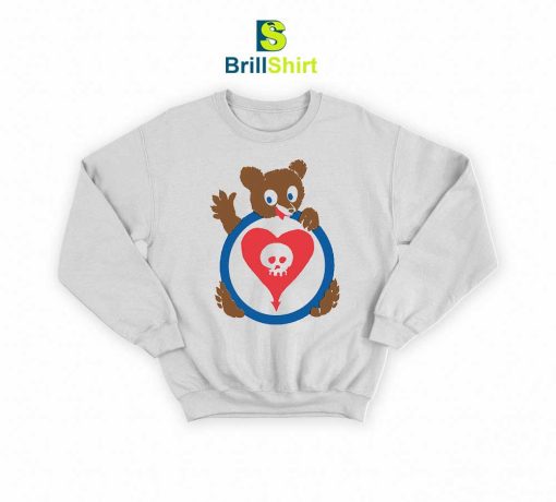 Alkaline Trio Bear Heartskull Tee Sweatshirt