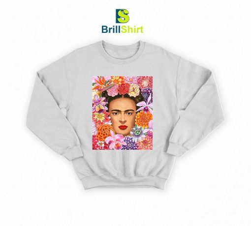 Frida Kahlo Circle Of Flowers Sweatshirt