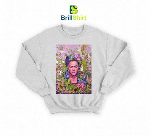 Frida Kahlo Floral Garden Sweatshirt