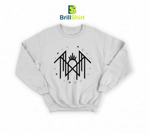 Sleeptoken Emblem White Tee Sweatshirt